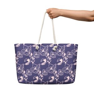 Indigo Botanica Weekend Tote Bag